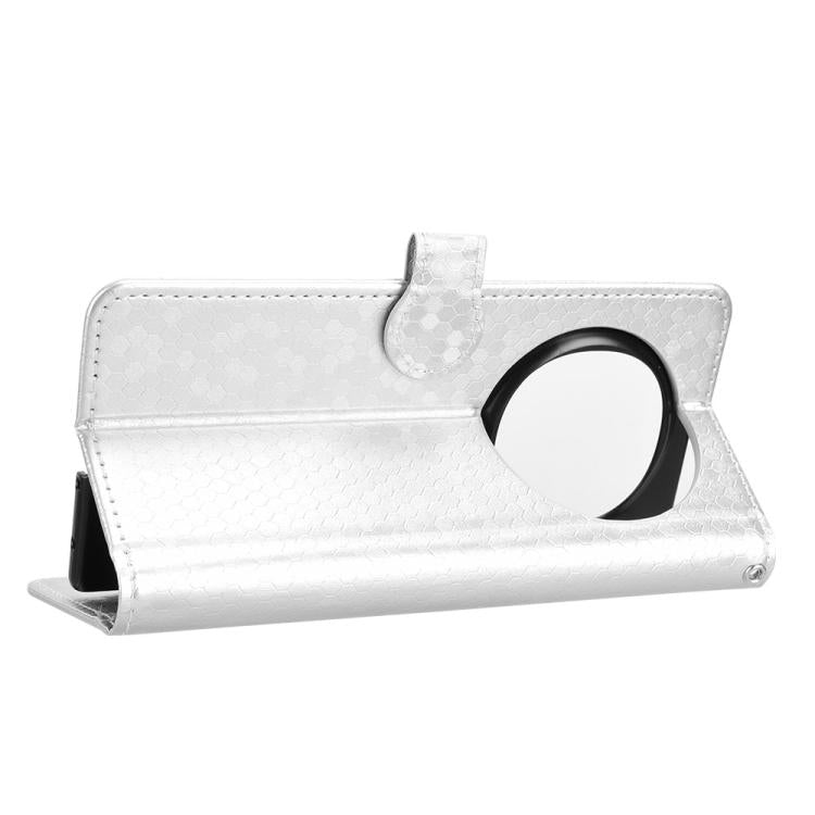 For OPPO Find N5 Honeycomb Dot Texture Leather Phone Case