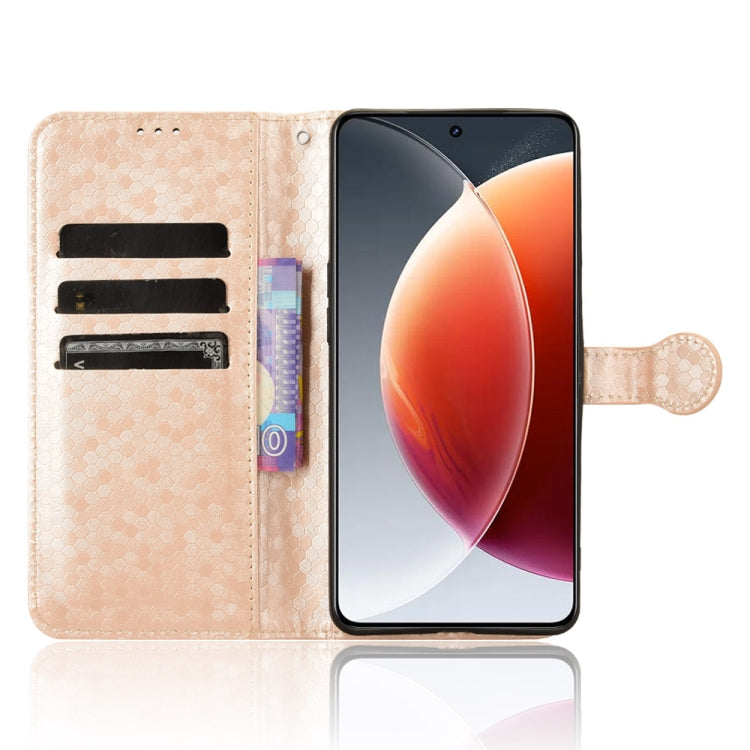 For Tecno Camon 30 Premier 5G Honeycomb Dot Texture Leather Phone Case