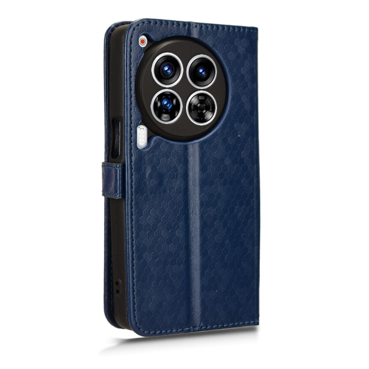 For Tecno Camon 30 Premier 5G Honeycomb Dot Texture Leather Phone Case