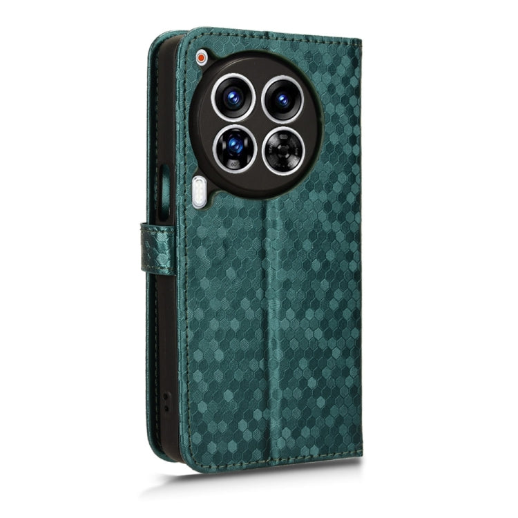 For Tecno Camon 30 Premier 5G Honeycomb Dot Texture Leather Phone Case