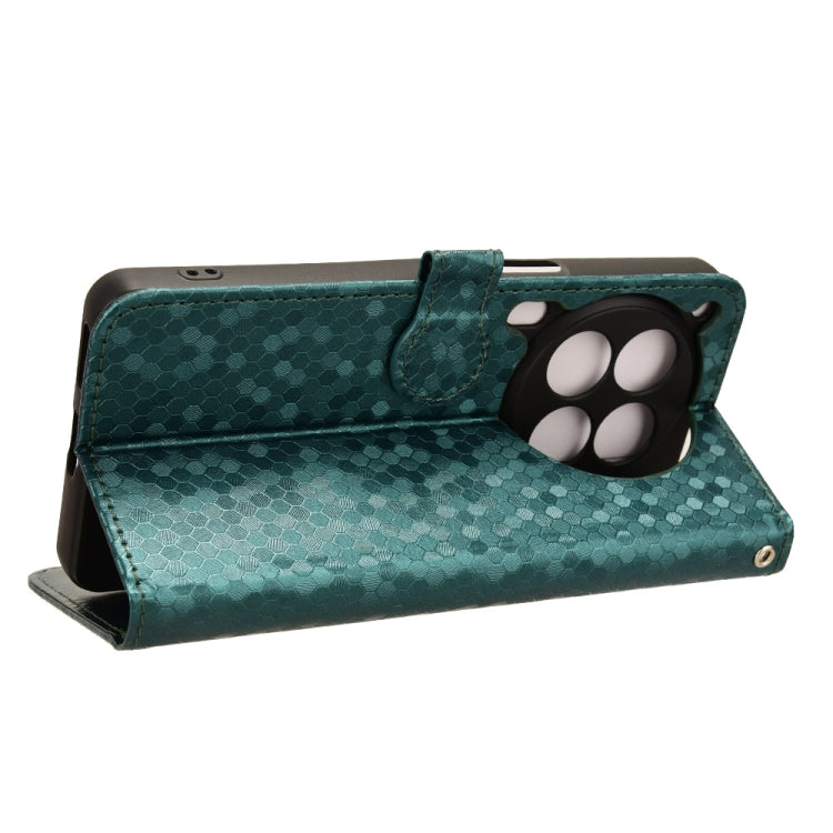 For Tecno Camon 30 Premier 5G Honeycomb Dot Texture Leather Phone Case