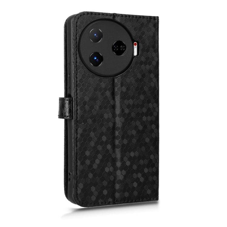 For Tecno Camon 30 Pro 5G Honeycomb Dot Texture Leather Phone Case