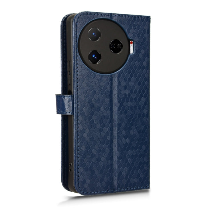For Tecno Camon 30 Pro 5G Honeycomb Dot Texture Leather Phone Case