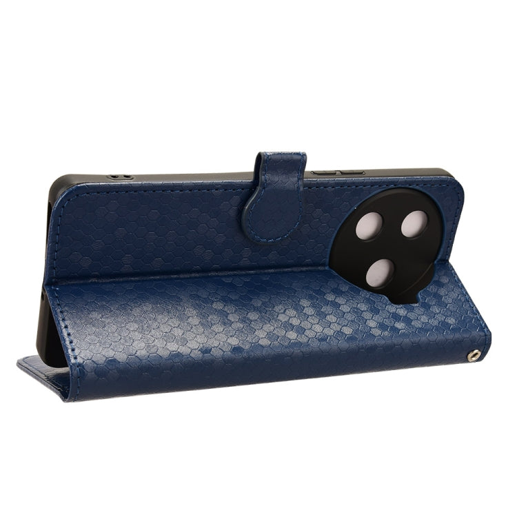 For Tecno Camon 30 Pro 5G Honeycomb Dot Texture Leather Phone Case