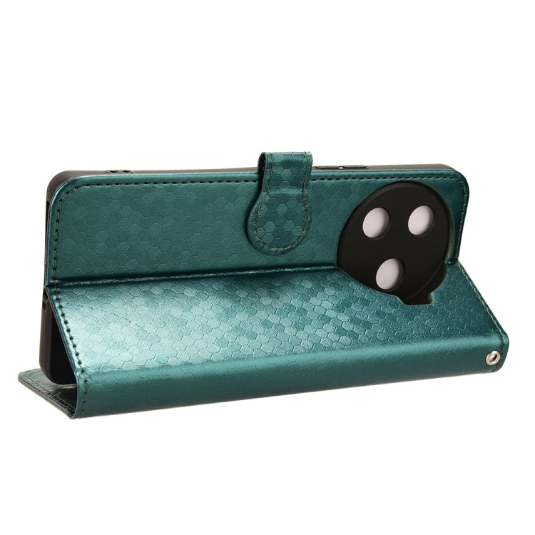 For Tecno Camon 30 Pro 5G Honeycomb Dot Texture Leather Phone Case