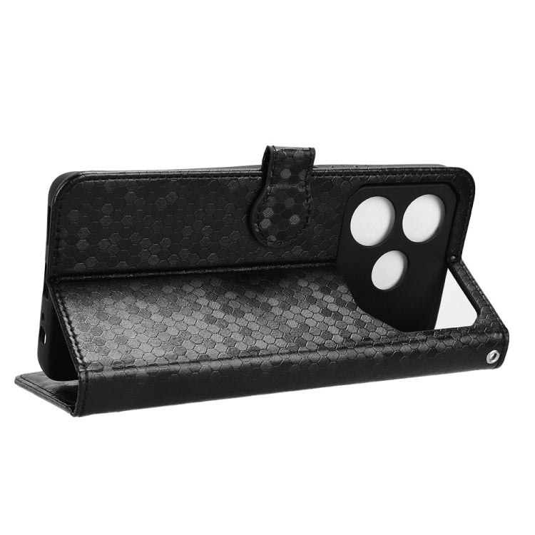 For Tecno Pova 6 Neo Honeycomb Dot Texture Leather Phone Case