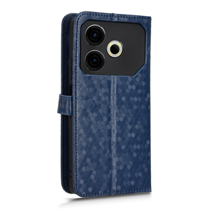 For Tecno Pova 6 Neo Honeycomb Dot Texture Leather Phone Case
