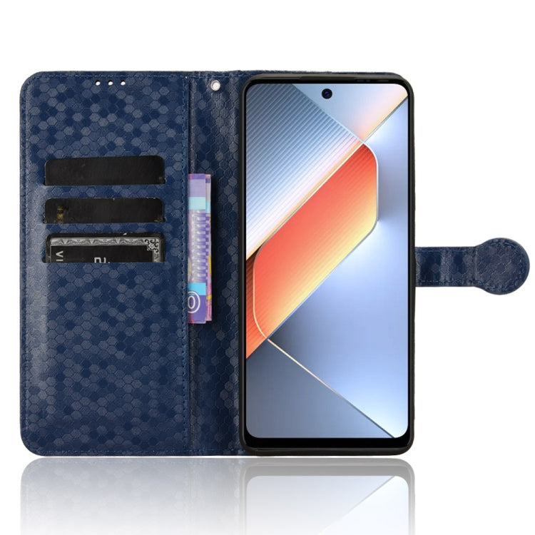 For Tecno Pova 6 Neo Honeycomb Dot Texture Leather Phone Case