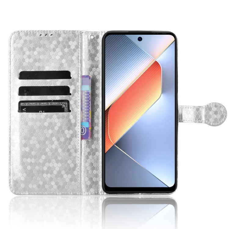 For Tecno Pova 6 Neo Honeycomb Dot Texture Leather Phone Case