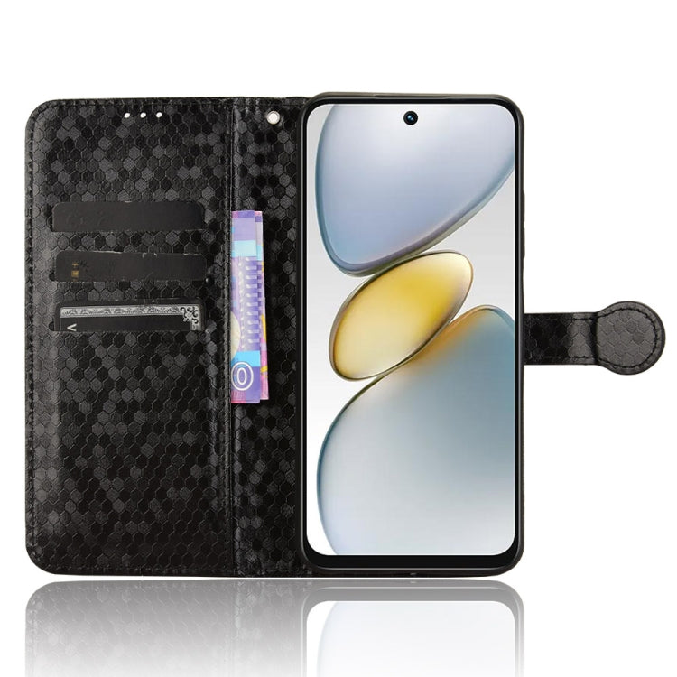 For Tecno Spark Go 2025 / Spark Go 1 Honeycomb Dot Texture Leather Phone Case