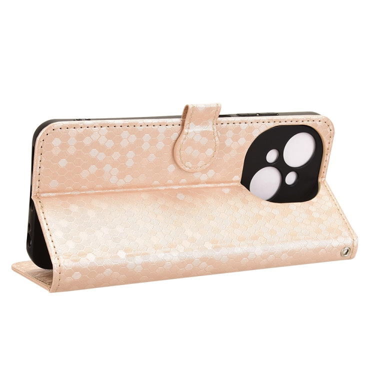 For Tecno Spark Go 2025 / Spark Go 1 Honeycomb Dot Texture Leather Phone Case