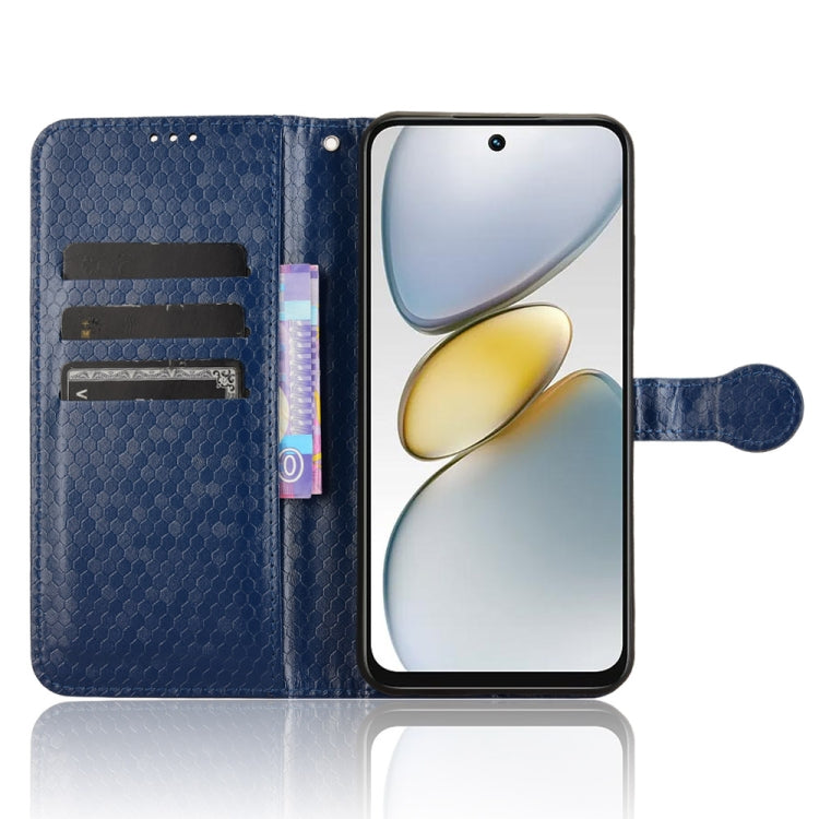 For Tecno Spark Go 2025 / Spark Go 1 Honeycomb Dot Texture Leather Phone Case