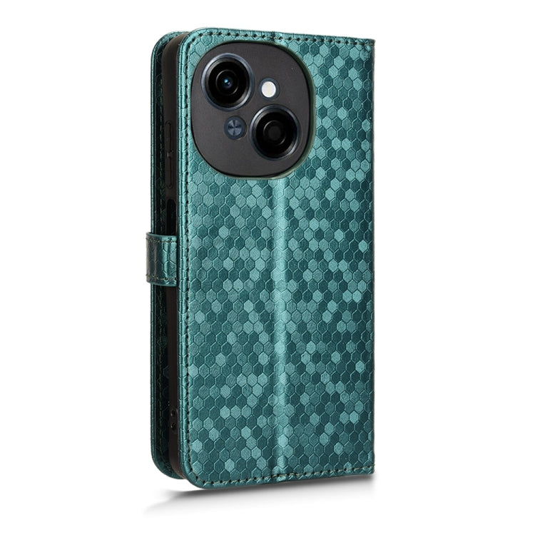 For Tecno Spark Go 2025 / Spark Go 1 Honeycomb Dot Texture Leather Phone Case