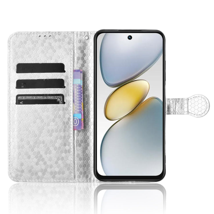 For Tecno Spark Go 2025 / Spark Go 1 Honeycomb Dot Texture Leather Phone Case