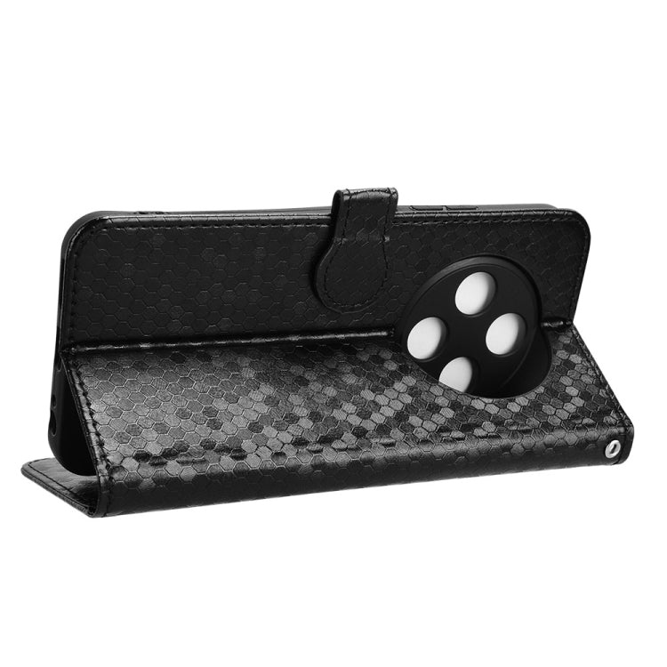 For Tecno Spark 30C 4G Honeycomb Dot Texture Leather Phone Case