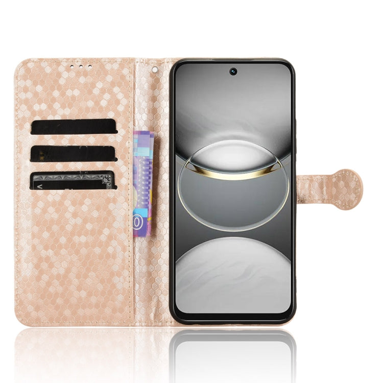 For Tecno Spark 30C 4G Honeycomb Dot Texture Leather Phone Case