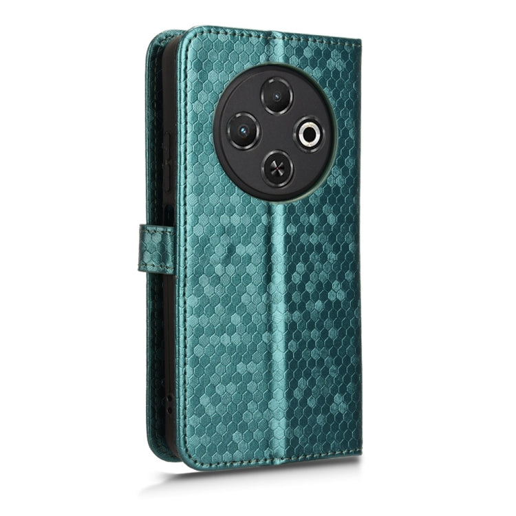 For Tecno Spark 30C 4G Honeycomb Dot Texture Leather Phone Case