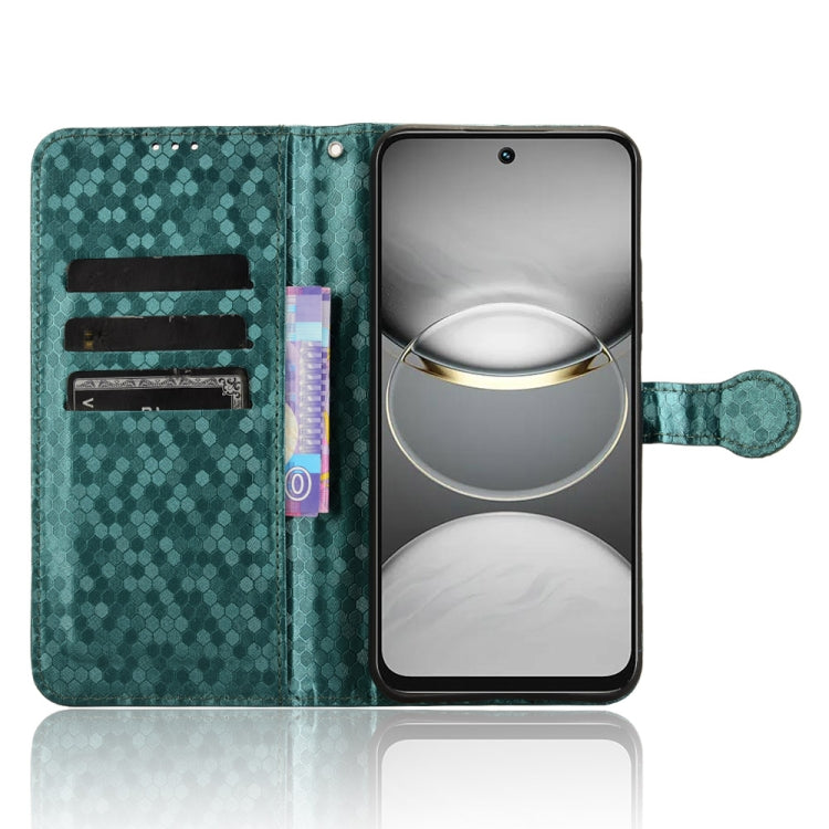 For Tecno Spark 30C 4G Honeycomb Dot Texture Leather Phone Case