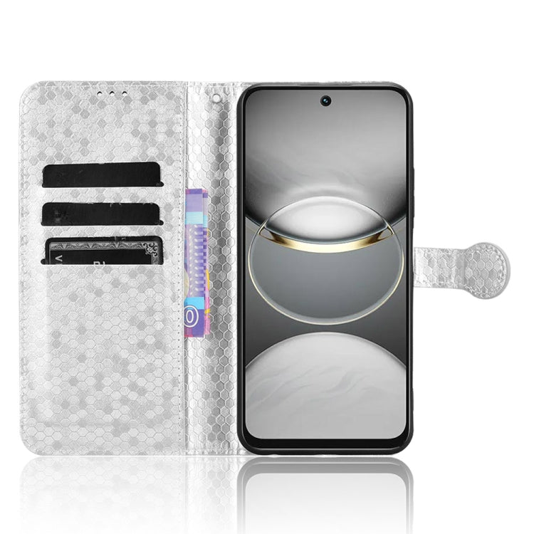 For Tecno Spark 30C 4G Honeycomb Dot Texture Leather Phone Case