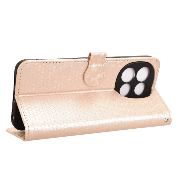 For Tecno Pova 6 Neo 5G / Spark 30 5G Honeycomb Dot Texture Leather Phone Case