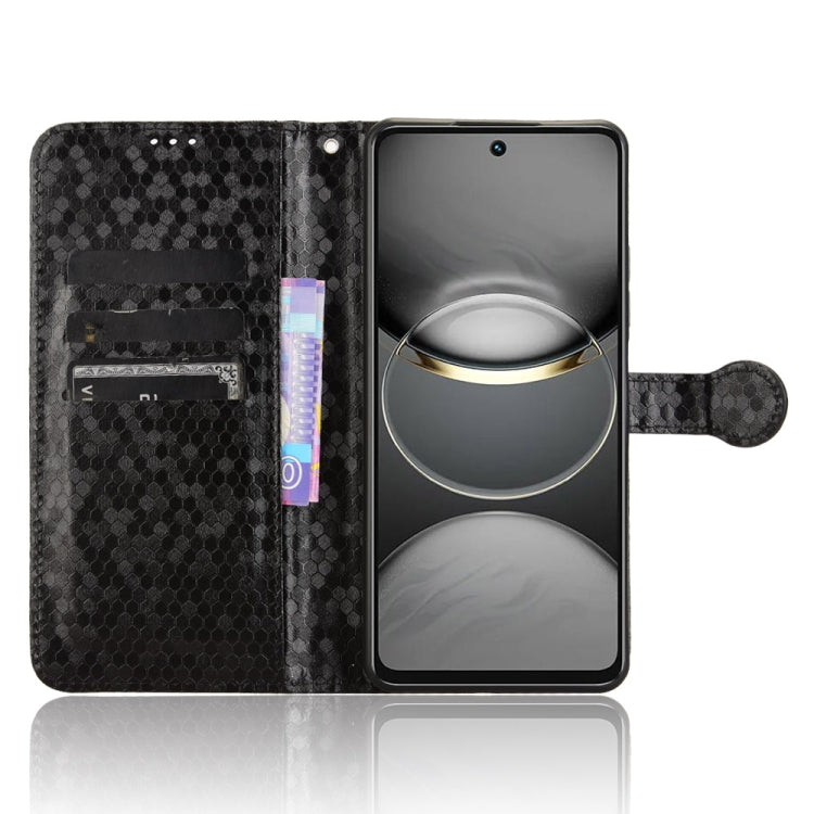 For Tecno Spark 30 4G Honeycomb Dot Texture Leather Phone Case