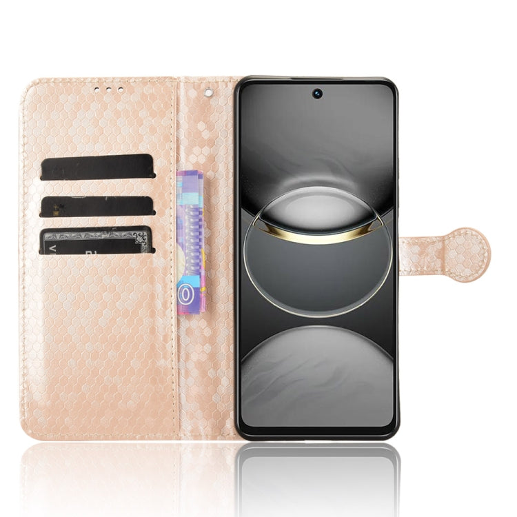 For Tecno Spark 30 4G Honeycomb Dot Texture Leather Phone Case