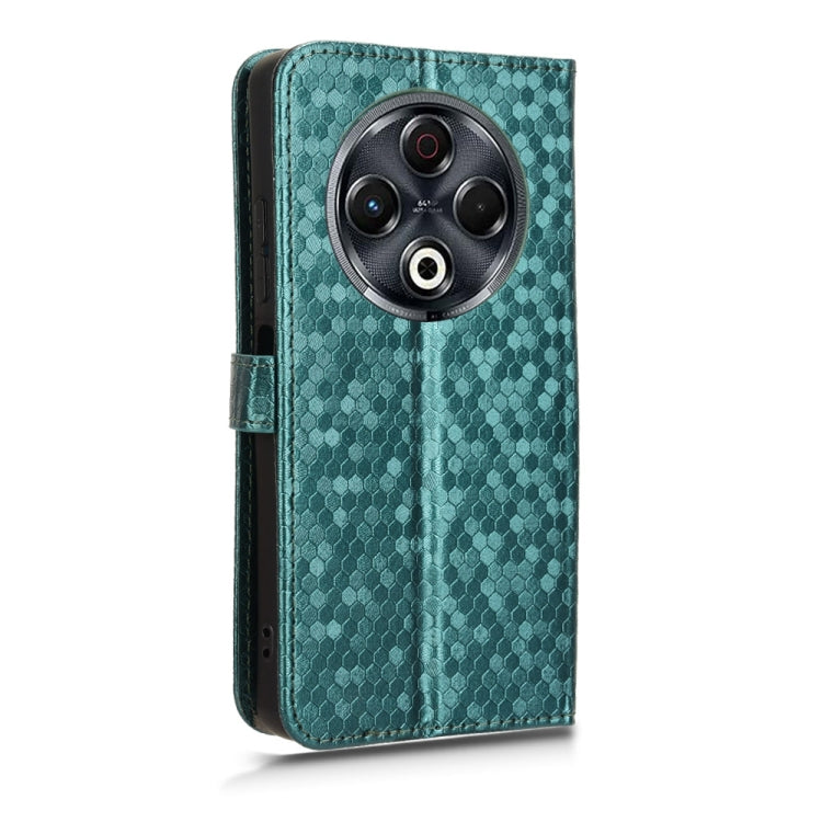 For Tecno Spark 30 4G Honeycomb Dot Texture Leather Phone Case
