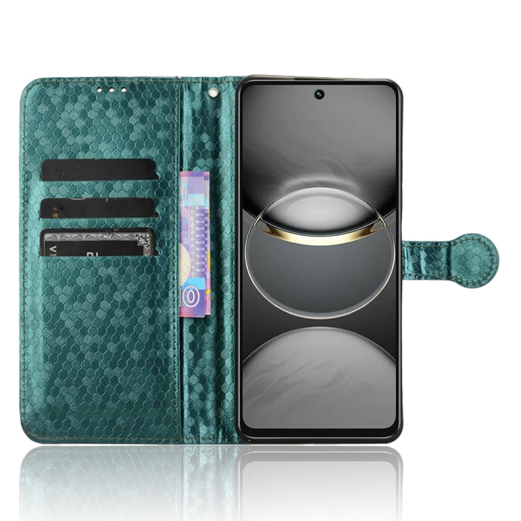 For Tecno Spark 30 4G Honeycomb Dot Texture Leather Phone Case
