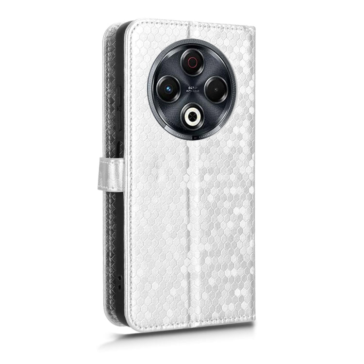 For Tecno Spark 30 4G Honeycomb Dot Texture Leather Phone Case