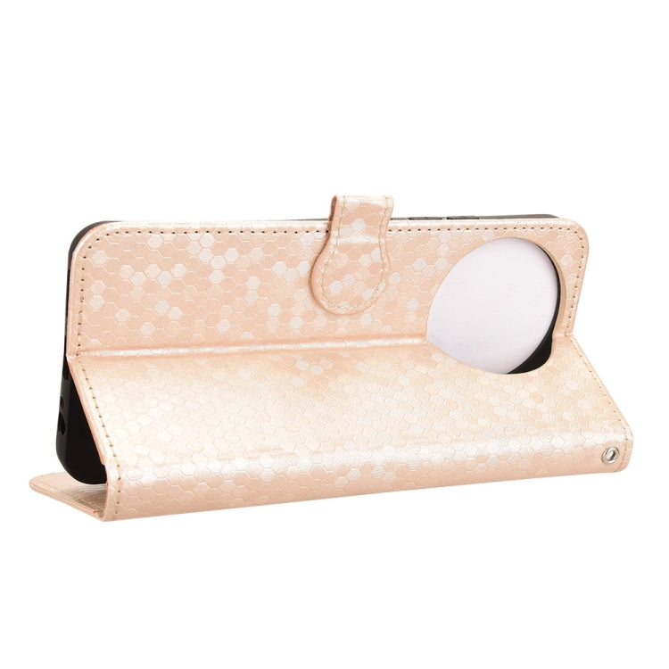 For Tecno Spark 30 Pro 4G Honeycomb Dot Texture Leather Phone Case