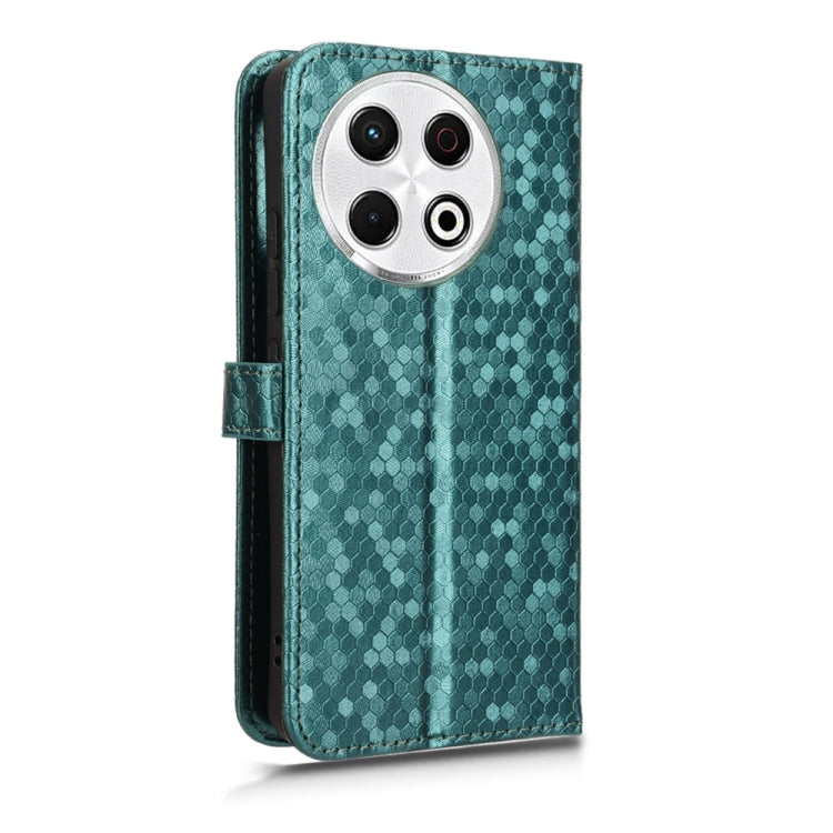 For Tecno Spark 30 Pro 4G Honeycomb Dot Texture Leather Phone Case