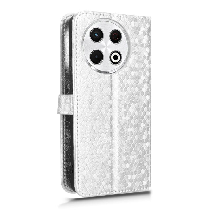 For Tecno Spark 30 Pro 4G Honeycomb Dot Texture Leather Phone Case