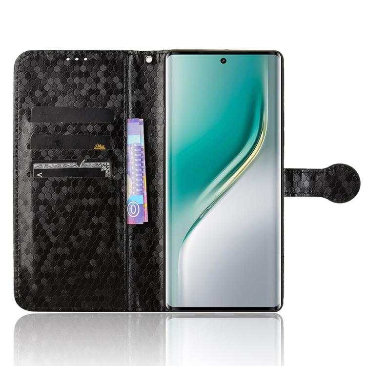 For Tecno Camon 40 Pro 4G / 5G Honeycomb Dot Texture Leather Phone Case