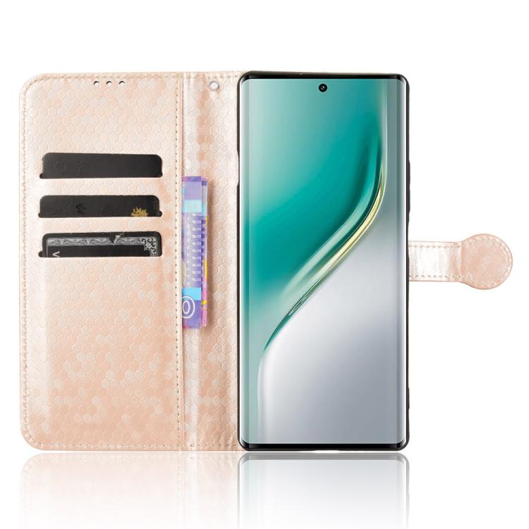 For Tecno Camon 40 Pro 4G / 5G Honeycomb Dot Texture Leather Phone Case