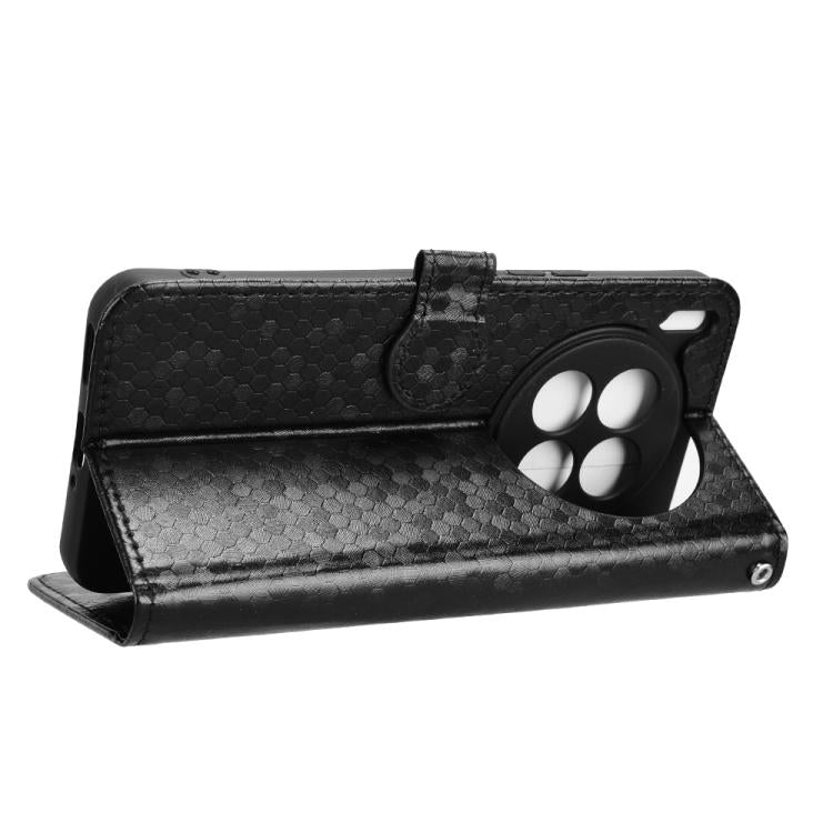 For Tecno Camon 40 Premier Honeycomb Dot Texture Leather Phone Case