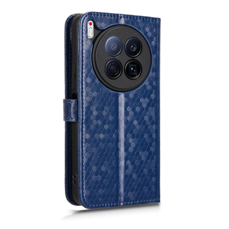 For Tecno Camon 40 Premier Honeycomb Dot Texture Leather Phone Case