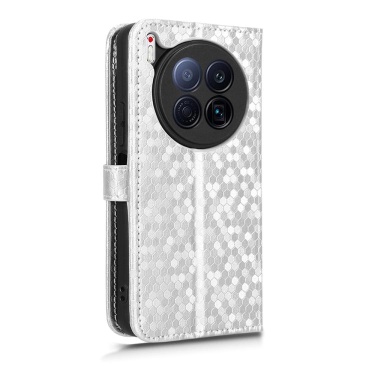 For Tecno Camon 40 Premier Honeycomb Dot Texture Leather Phone Case