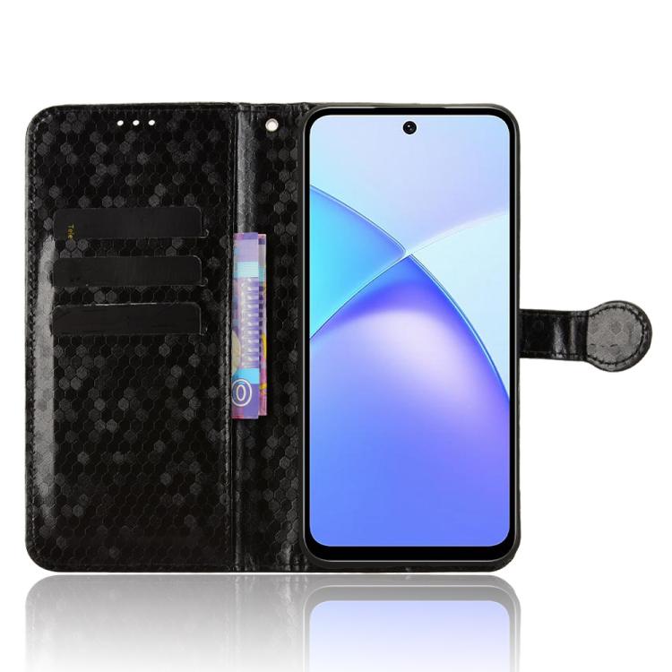 For Tecno Pop 10 / Infinix Smart 10 4G Honeycomb Dot Texture Leather Phone Case