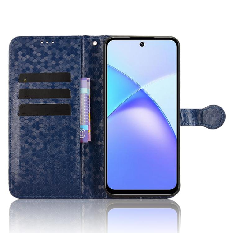 For Tecno Pop 10 / Infinix Smart 10 4G Honeycomb Dot Texture Leather Phone Case