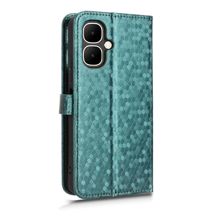 For Tecno Pop 10 / Infinix Smart 10 4G Honeycomb Dot Texture Leather Phone Case