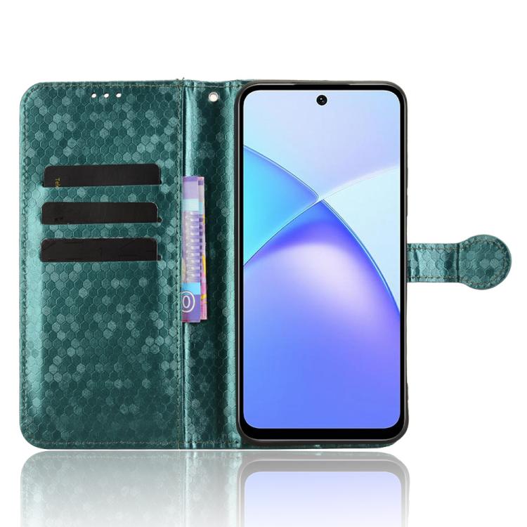 For Tecno Pop 10 / Infinix Smart 10 4G Honeycomb Dot Texture Leather Phone Case