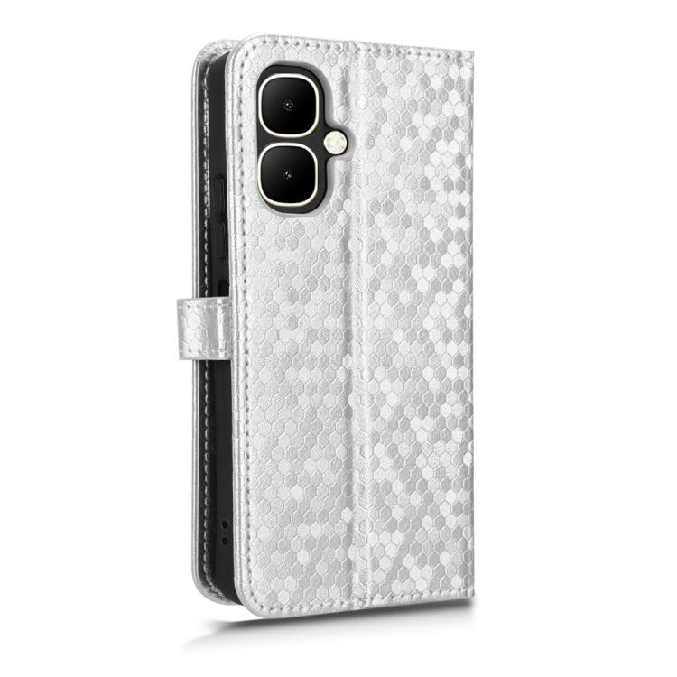 For Tecno Pop 10 / Infinix Smart 10 4G Honeycomb Dot Texture Leather Phone Case