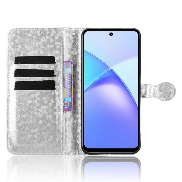 For Tecno Pop 10 / Infinix Smart 10 4G Honeycomb Dot Texture Leather Phone Case