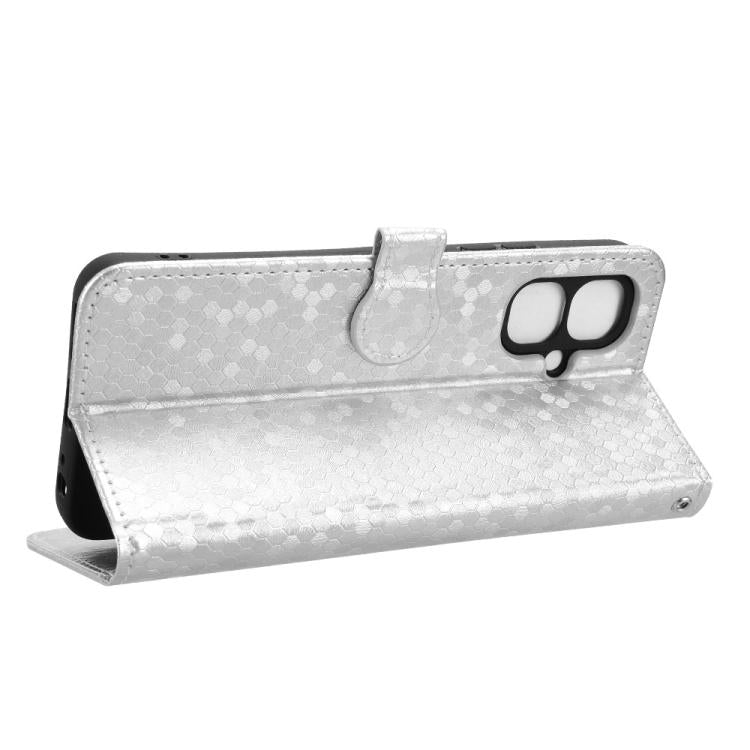 For Tecno Pop 10 / Infinix Smart 10 4G Honeycomb Dot Texture Leather Phone Case