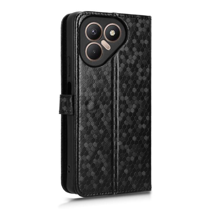 For Tecno Pova 7 4G Honeycomb Dot Texture Leather Phone Case