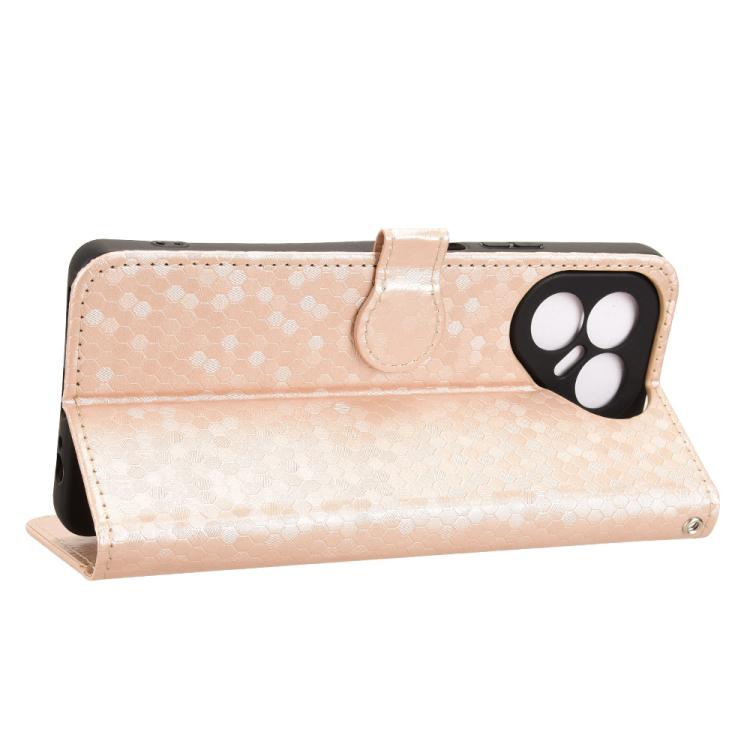 For Tecno Pova 7 4G Honeycomb Dot Texture Leather Phone Case