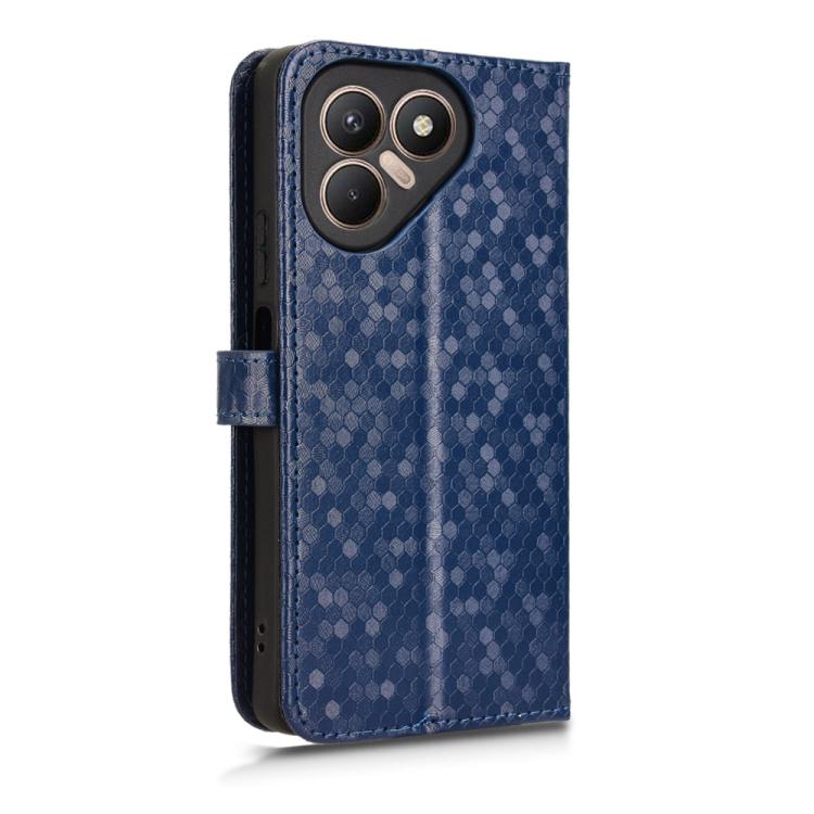 For Tecno Pova 7 4G Honeycomb Dot Texture Leather Phone Case