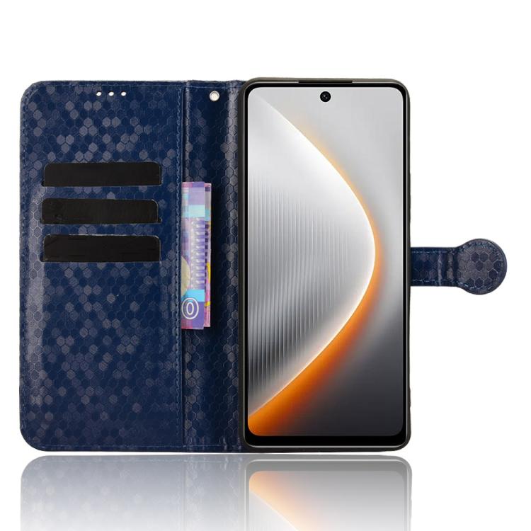 For Tecno Pova 7 4G Honeycomb Dot Texture Leather Phone Case