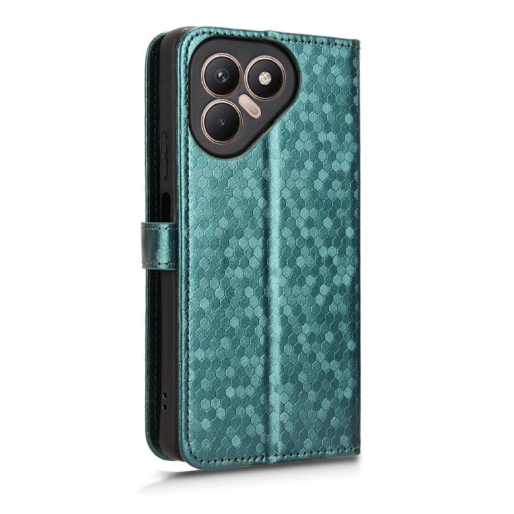 For Tecno Pova 7 4G Honeycomb Dot Texture Leather Phone Case