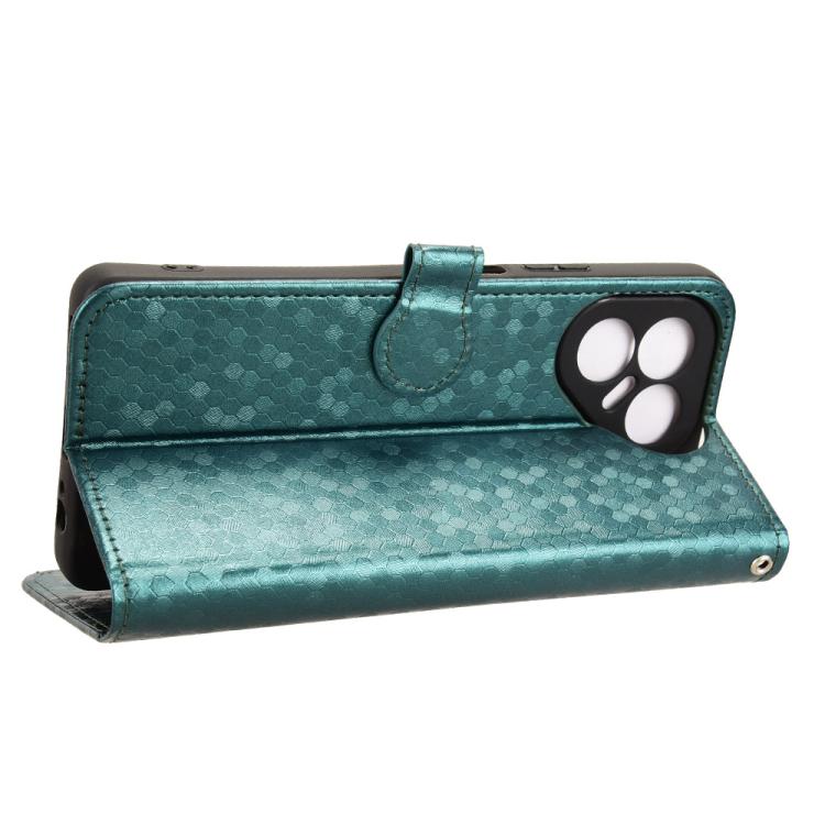 For Tecno Pova 7 4G Honeycomb Dot Texture Leather Phone Case